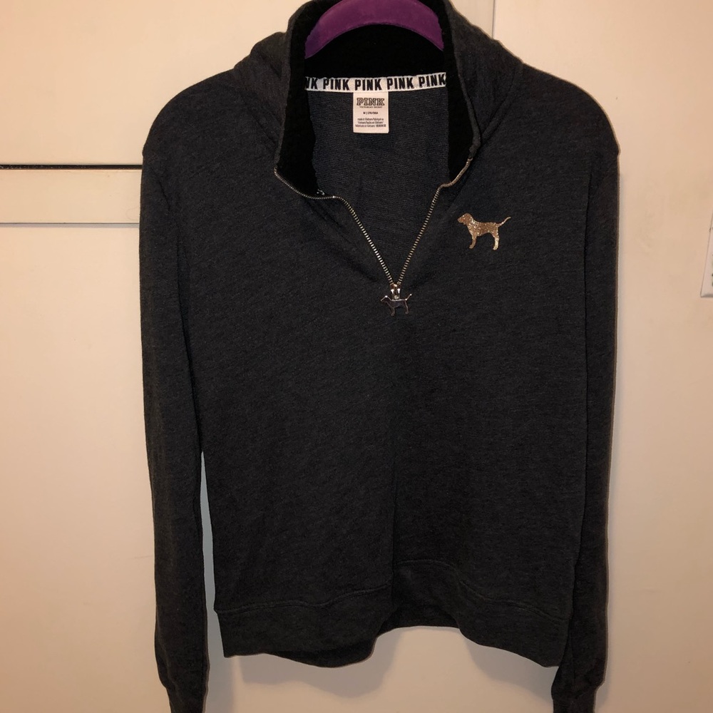 PINK long sleeve with fleece collar